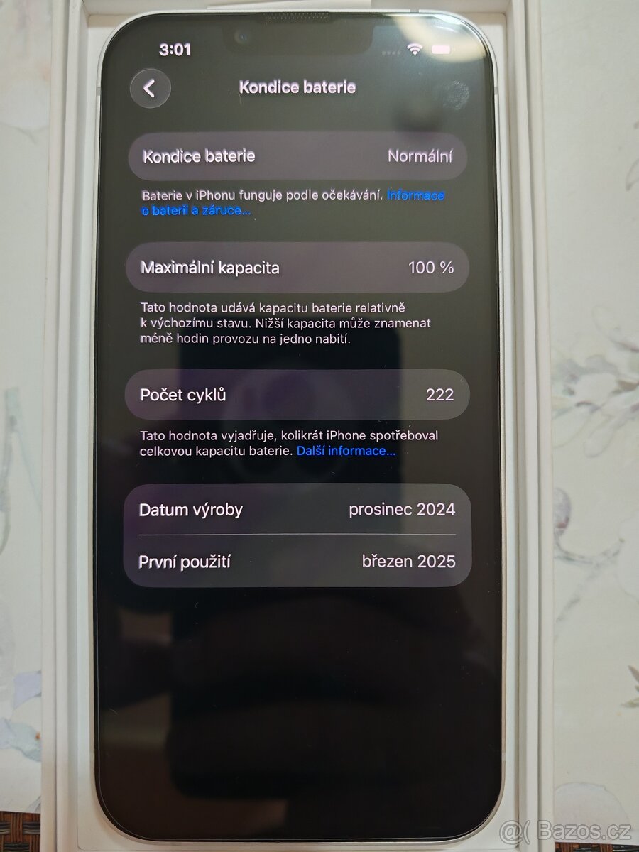 iPhone Apple 16e 128GB 2r záruka - 13