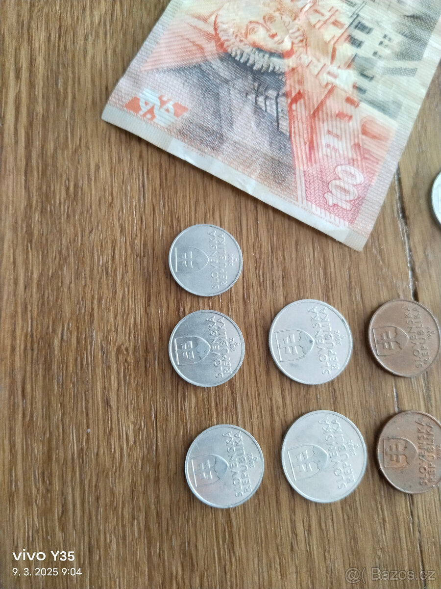 Slovenská republika mince a bankovka 33ks - 13