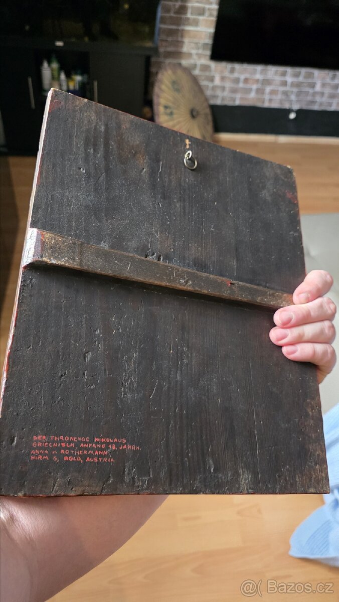 Stará Řecká ikona 18stol - 13