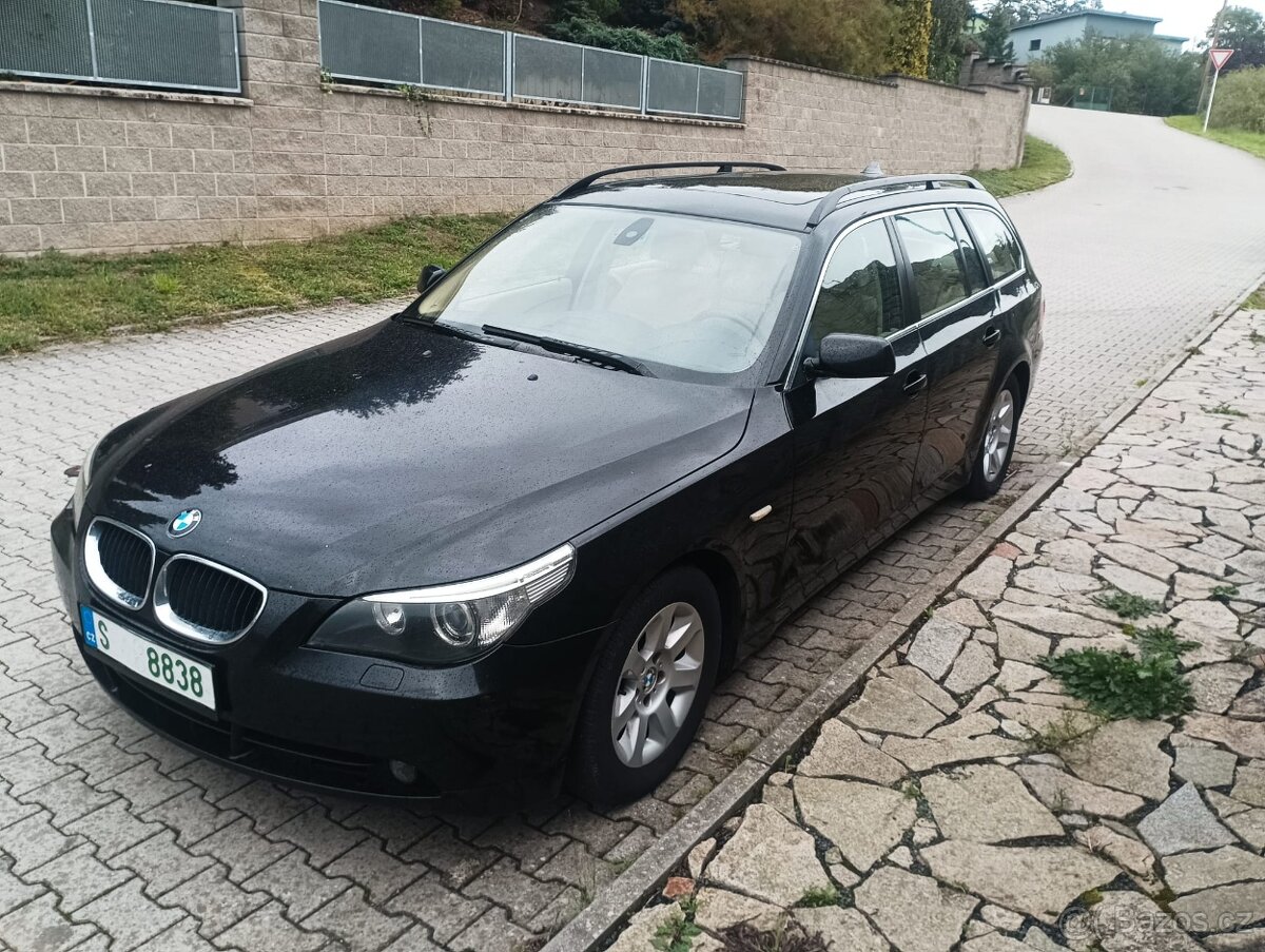 BMW 520D kožený interiér E61 - 13