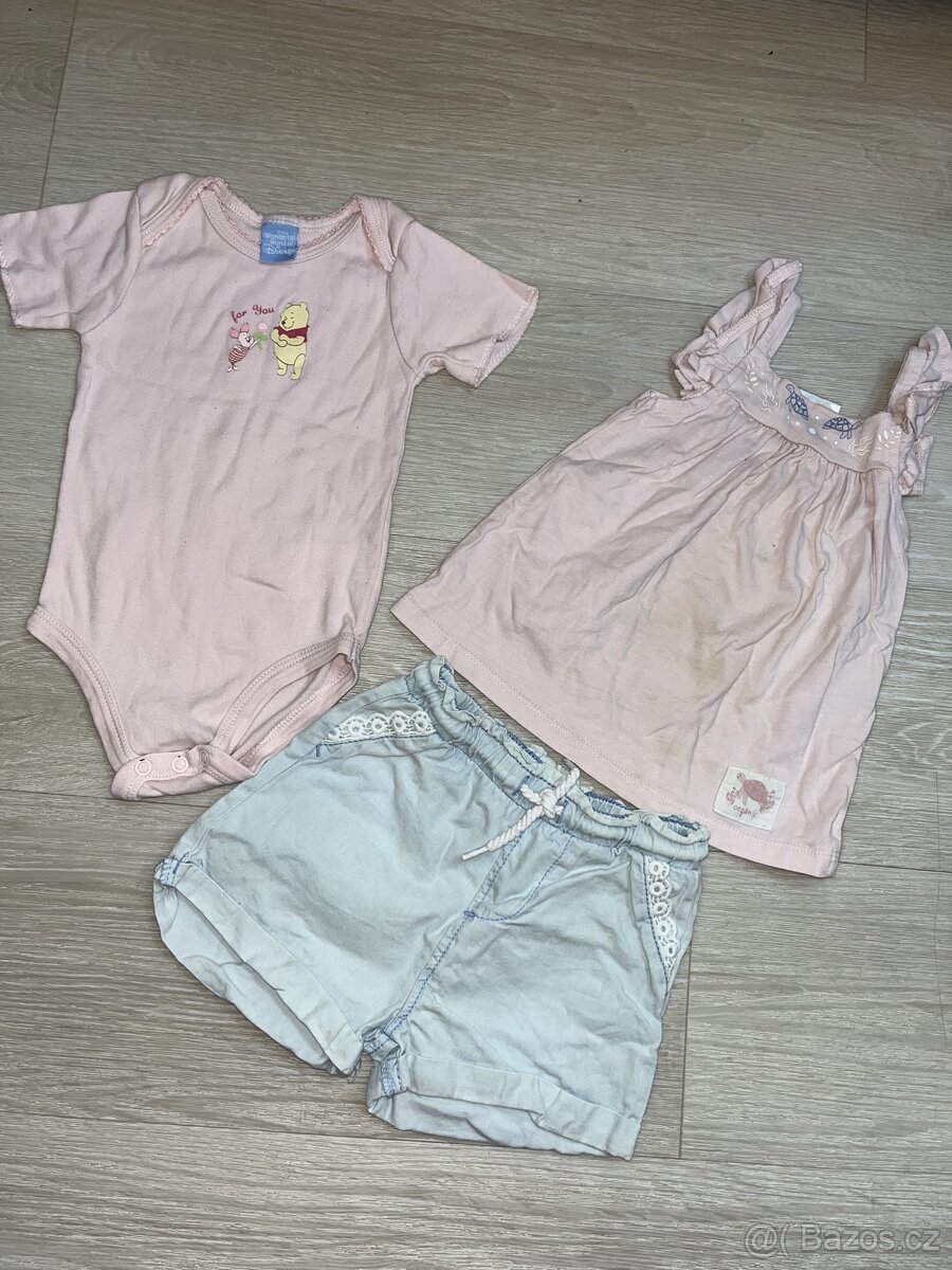 SLEVA Oblečení 40 ks na holčičku 74/80 - 13