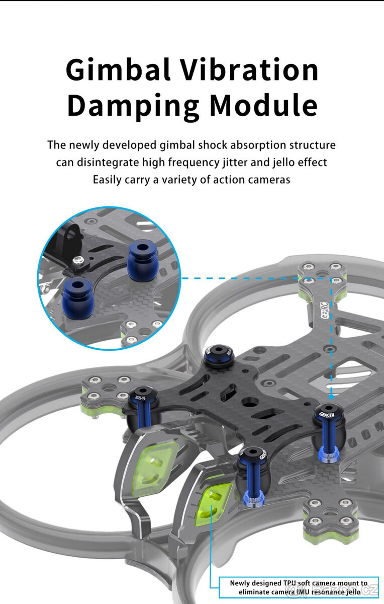 Nový rám GepRC GEP-CT30 O3 Cinebot30 3” Doprava ZDARMA - 13