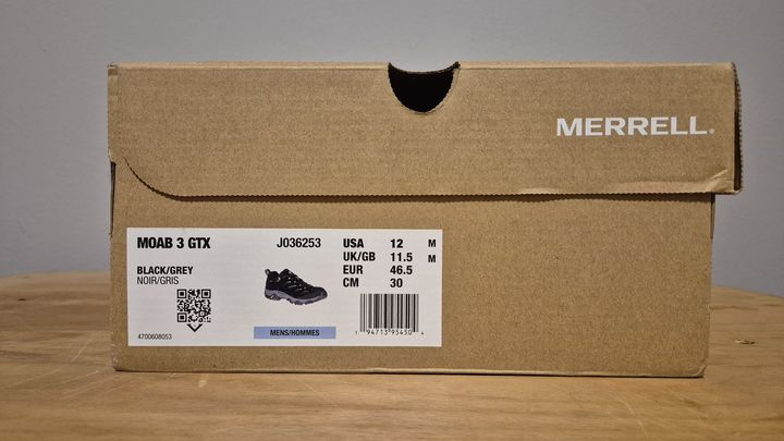 Turistické boty MERRELL MOAB 3GTX v.46,5 - 13