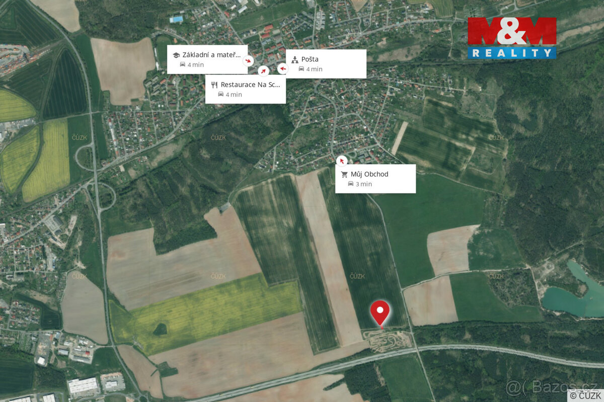 Prodej pole, 299 m², v Tlučné - 13