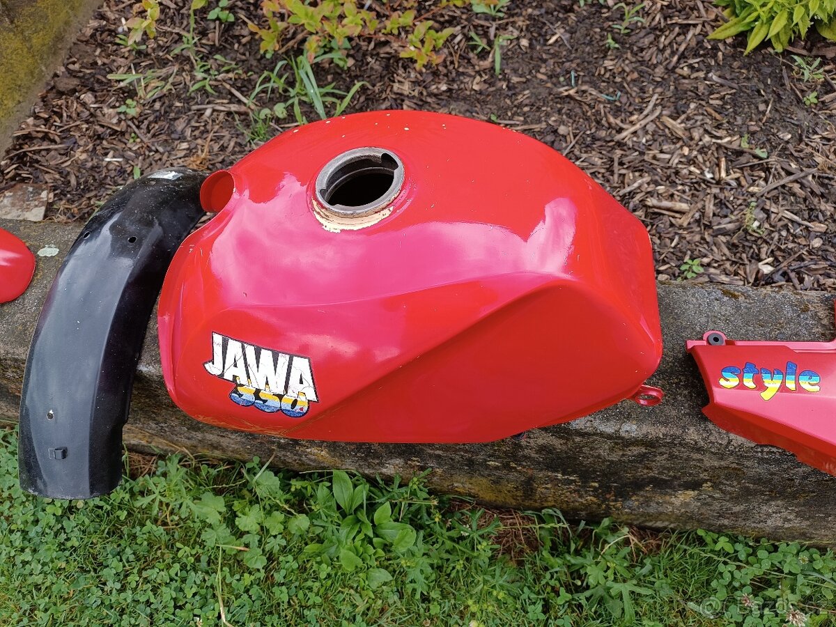 Jawa 350/640 sada plastů - 13