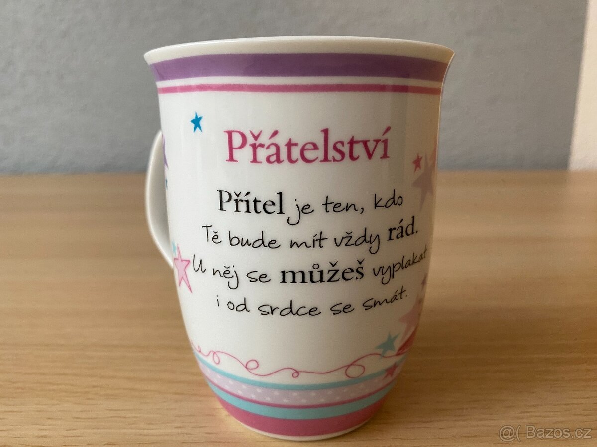 Nové porcelánové hrnky - různé velikosti, motivy - 13