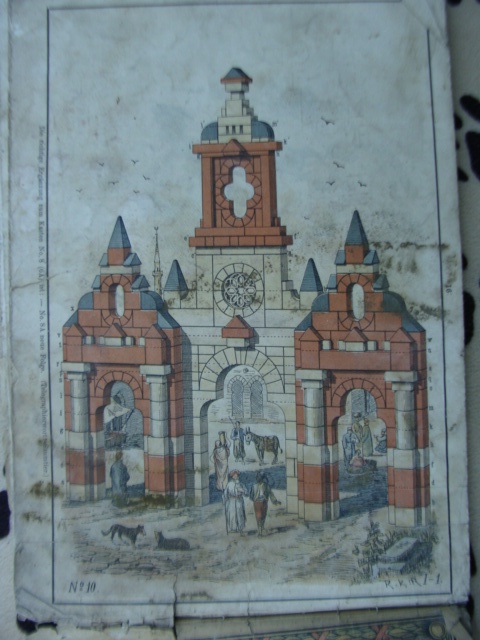 Richterova kamenná stavebnice kolem r.1880 + katalog - 13