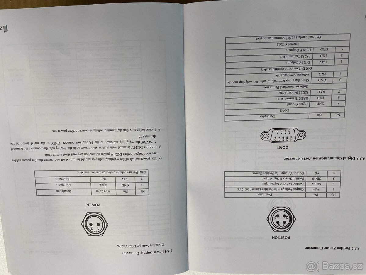 Digitální váha pro nakladač bagr české menu - 13