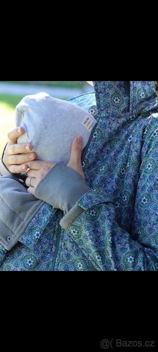 Těhotenský / nosící kabát vel. L - 13