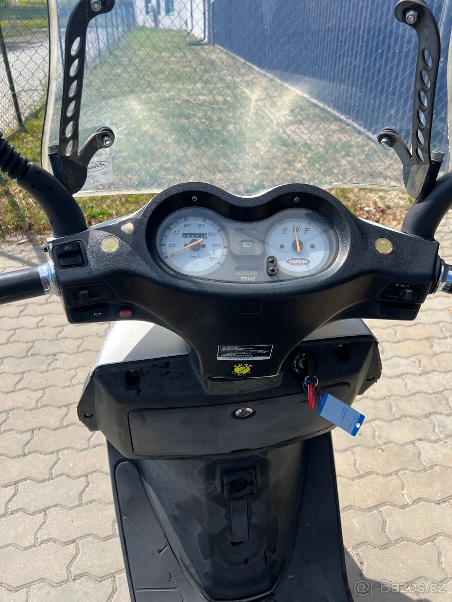 Daelim Otello 125, pravidelný servis, nová STK, velké plexi - 13