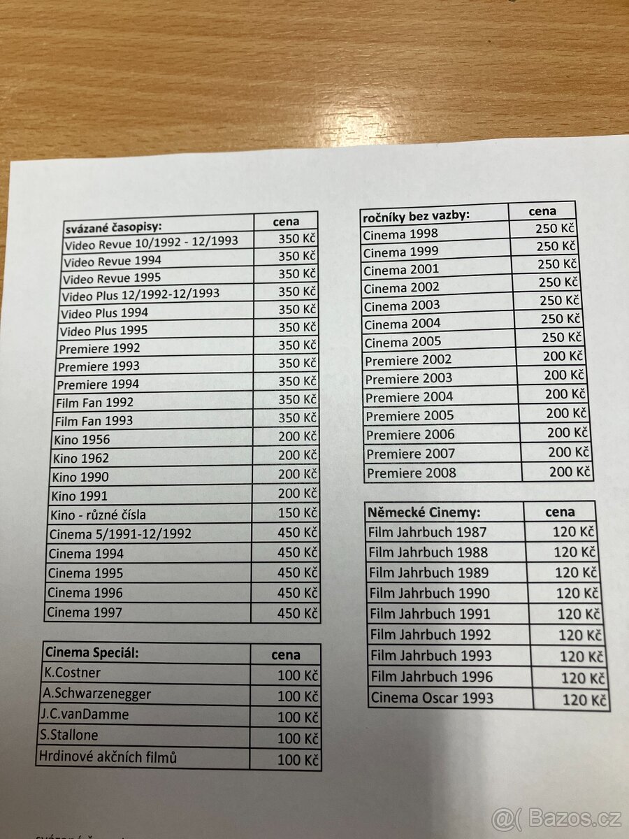 Svázané a nesvázané časopisy - 13