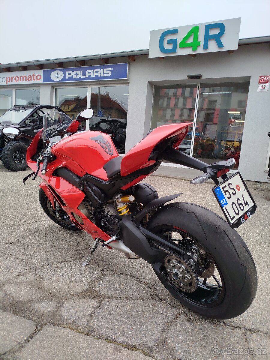 Ducati Panigale V4, ČR, ZÁRUKA, - DPH, KRÁSNÝ STAV - 13