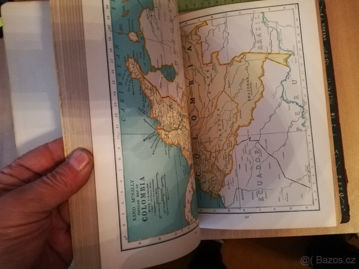 World Atlas , Samuel Harris lIlinois USA - 13