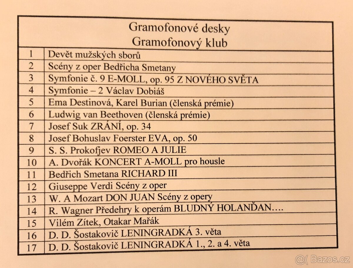 Gramofonový klub - soubor desek - 13