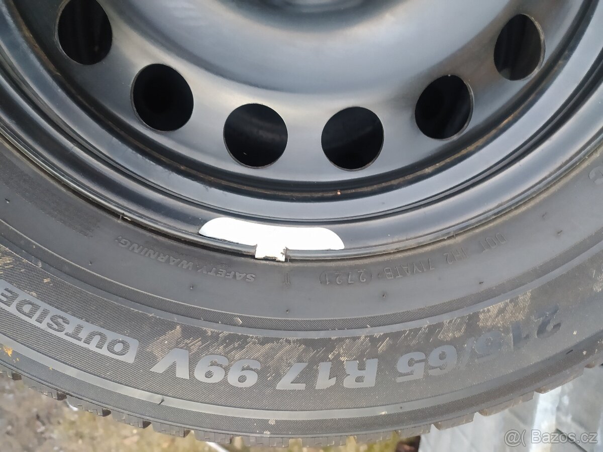 KOLA ŠKODA KODIAG-R17+ZIMNÍ PNEU KUMHO 215/65/R17 - 4ks - 13