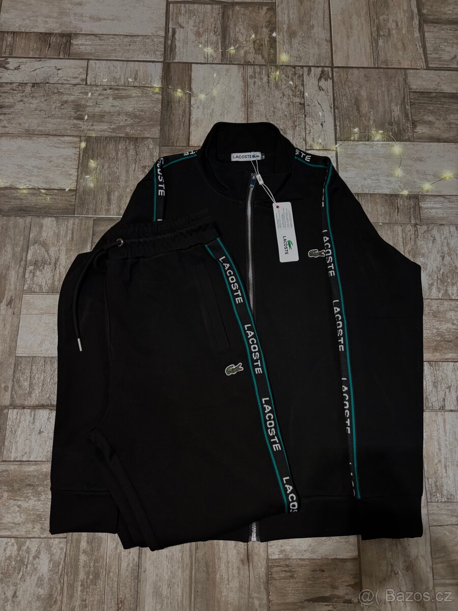 La coste tracksuit (teplakovka) černá - 13