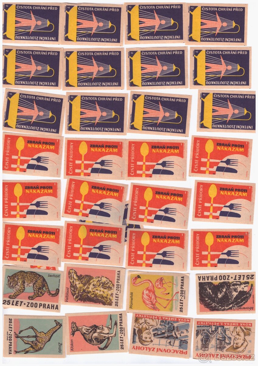 Zápalkové nálepky - 13