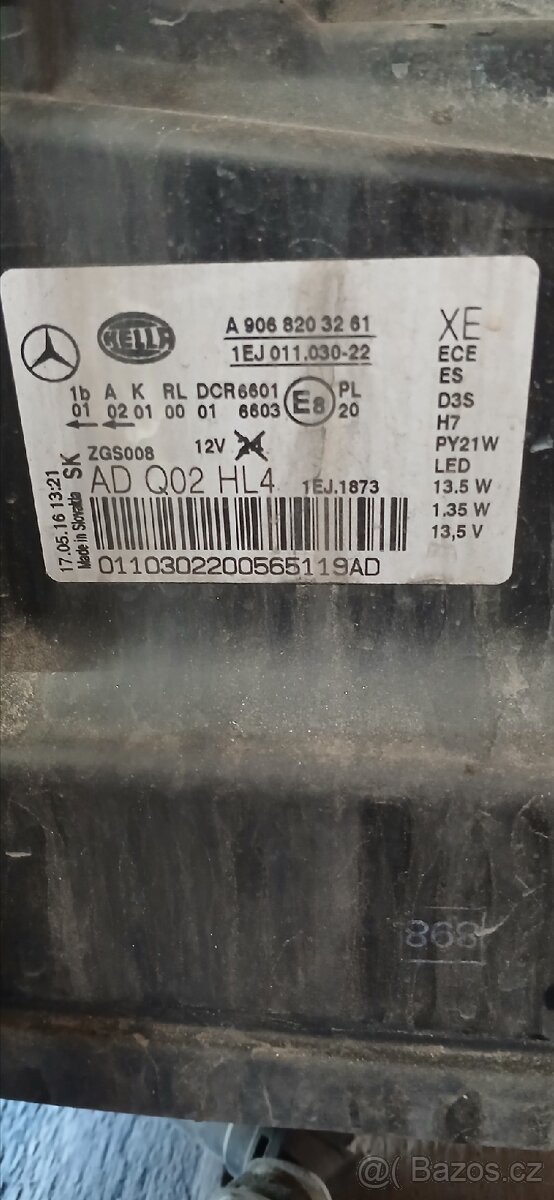 Náhradní díly MB Sprinter 906 316CDI - 13