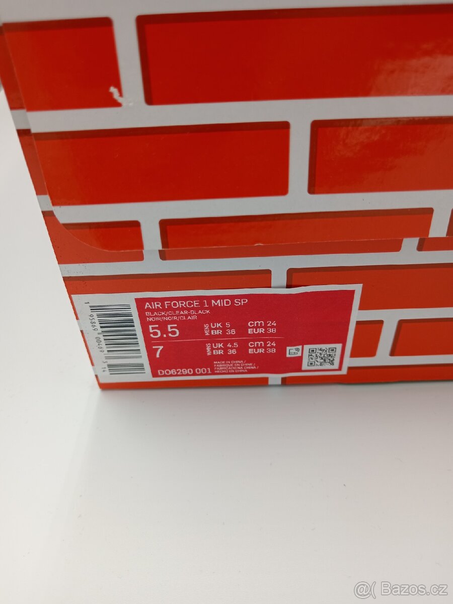 Nike air force one mid/offwhite - 13