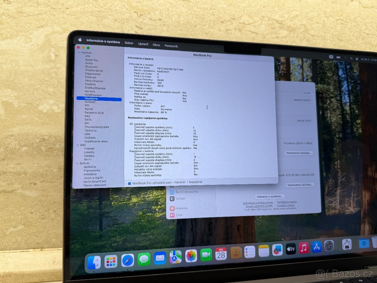 MacBook Pro 14" / M1 Pro / 16GB / 512GB / vesmírne šedý - 13