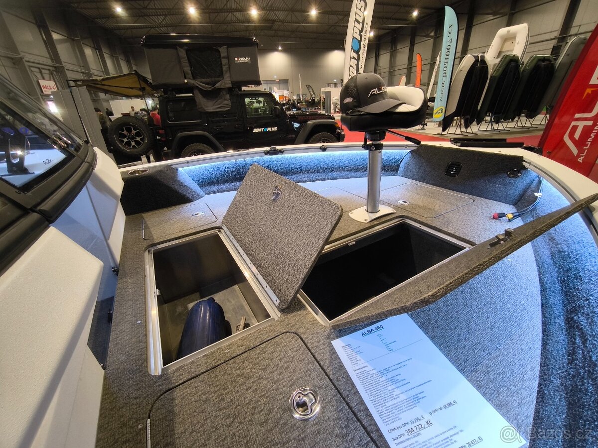 Prodám špičkový rybářský hliníkový člun ALBA 460 - 13