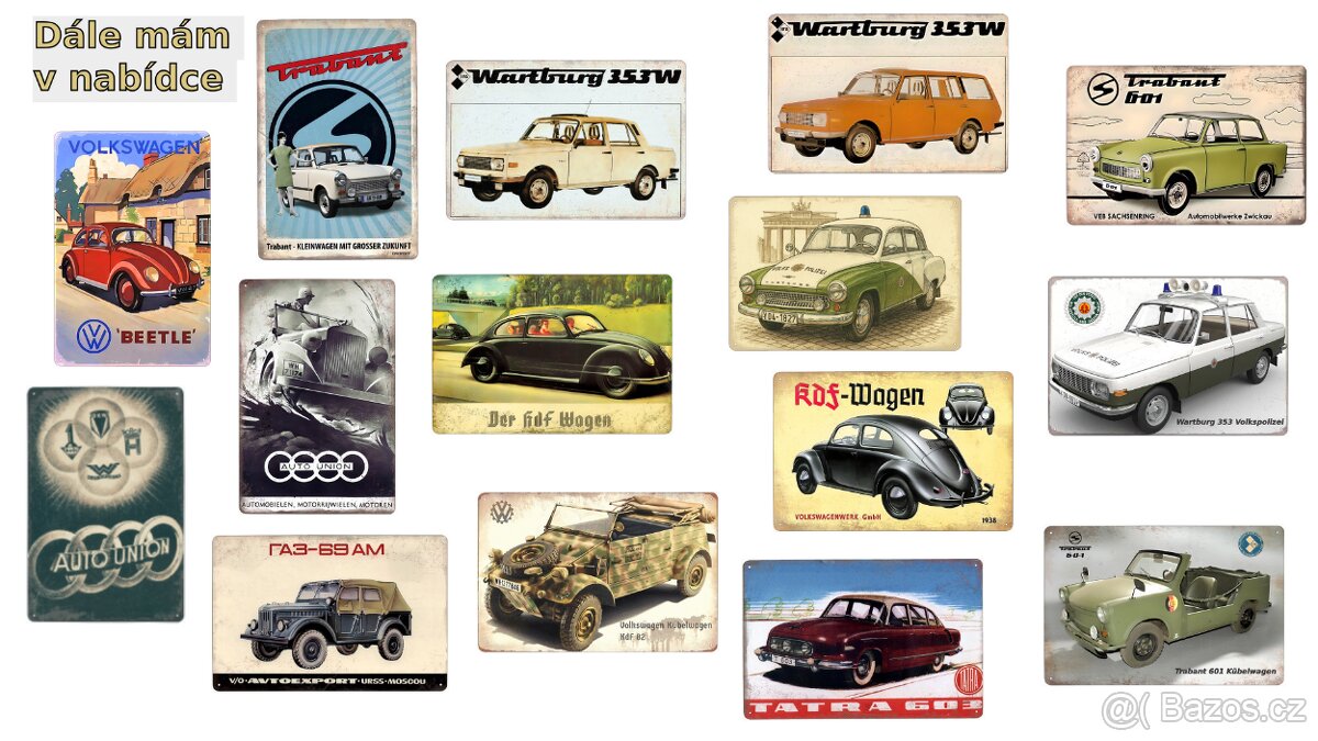 plechová cedule - Tatra 815 - 13