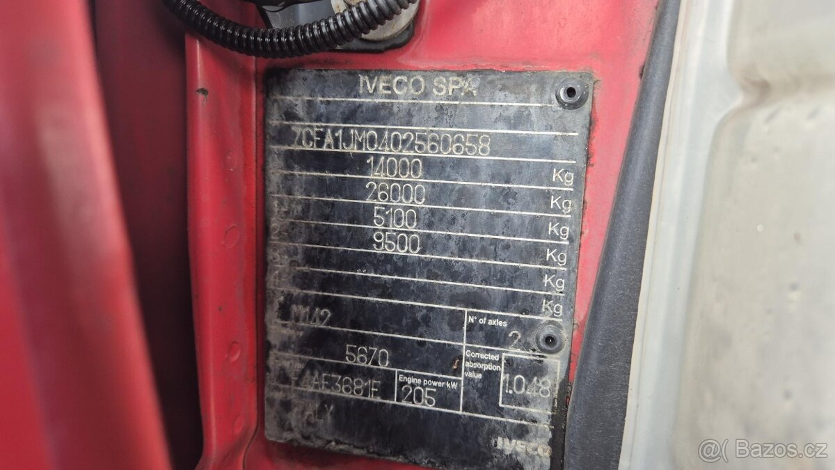 Prodám IVECO EUROCARGO ML 140E28 EURO 5 - valník s plachtou - 13