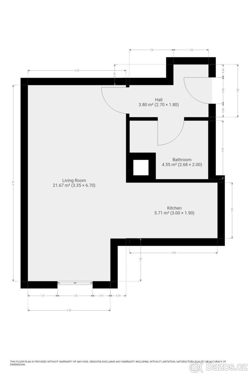 Pronájem bytu 1+kk - 13