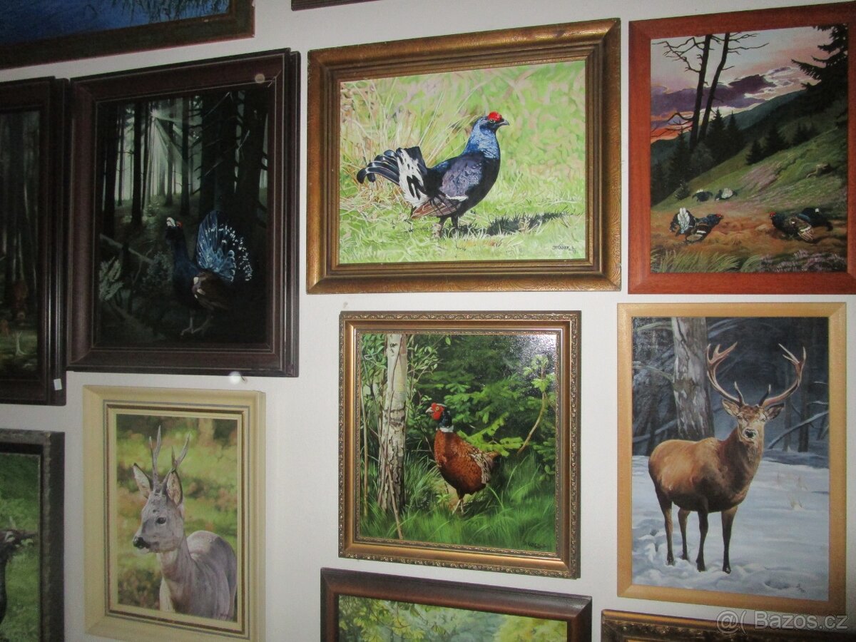 Realistické obrazy-ruční malba-olejomalba - 13