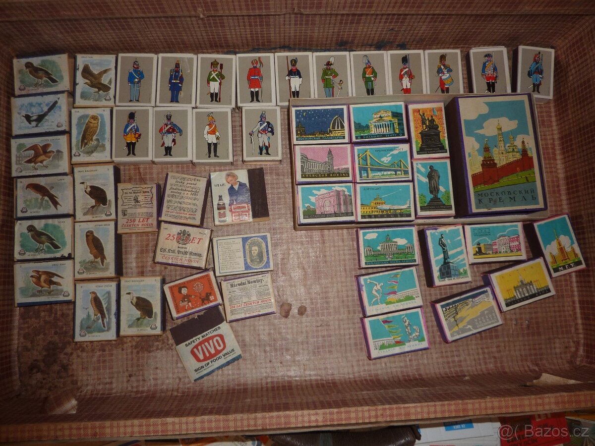 Velká sbírka-staré etikety na sirky přes 10 000 ks - 13