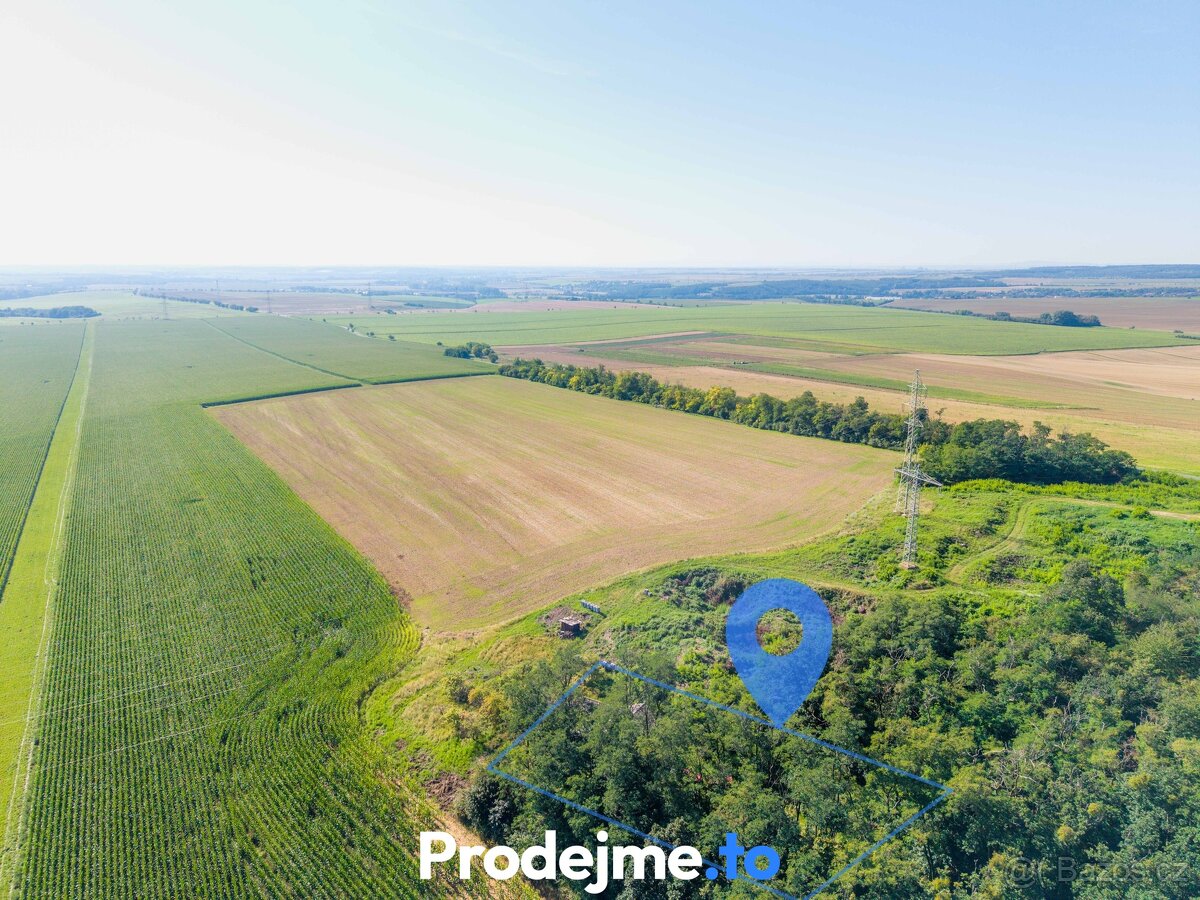 Prodej pozemku se včelínem, 1289m2 - Mikulovice u Znojma - 13