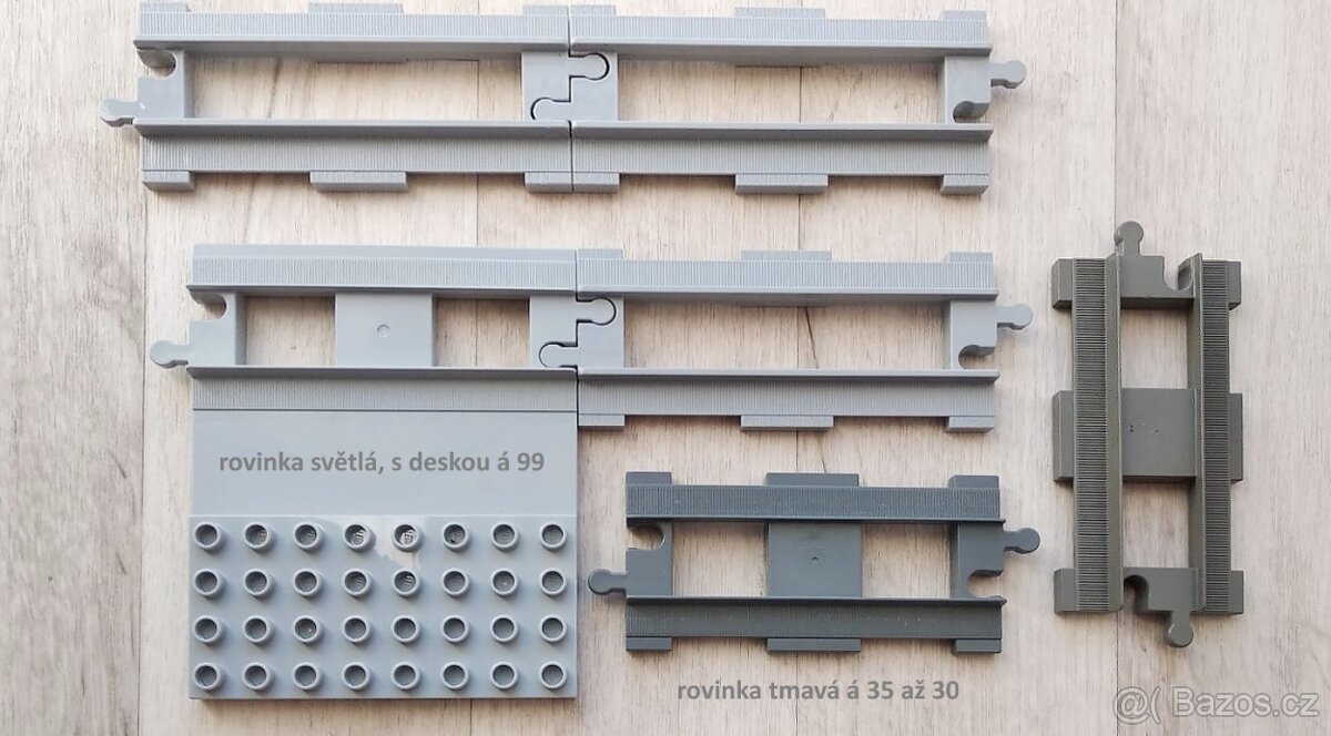 DUPLO vláčky pro začátečníky, koleje,loko,vagony, doplňky - 13