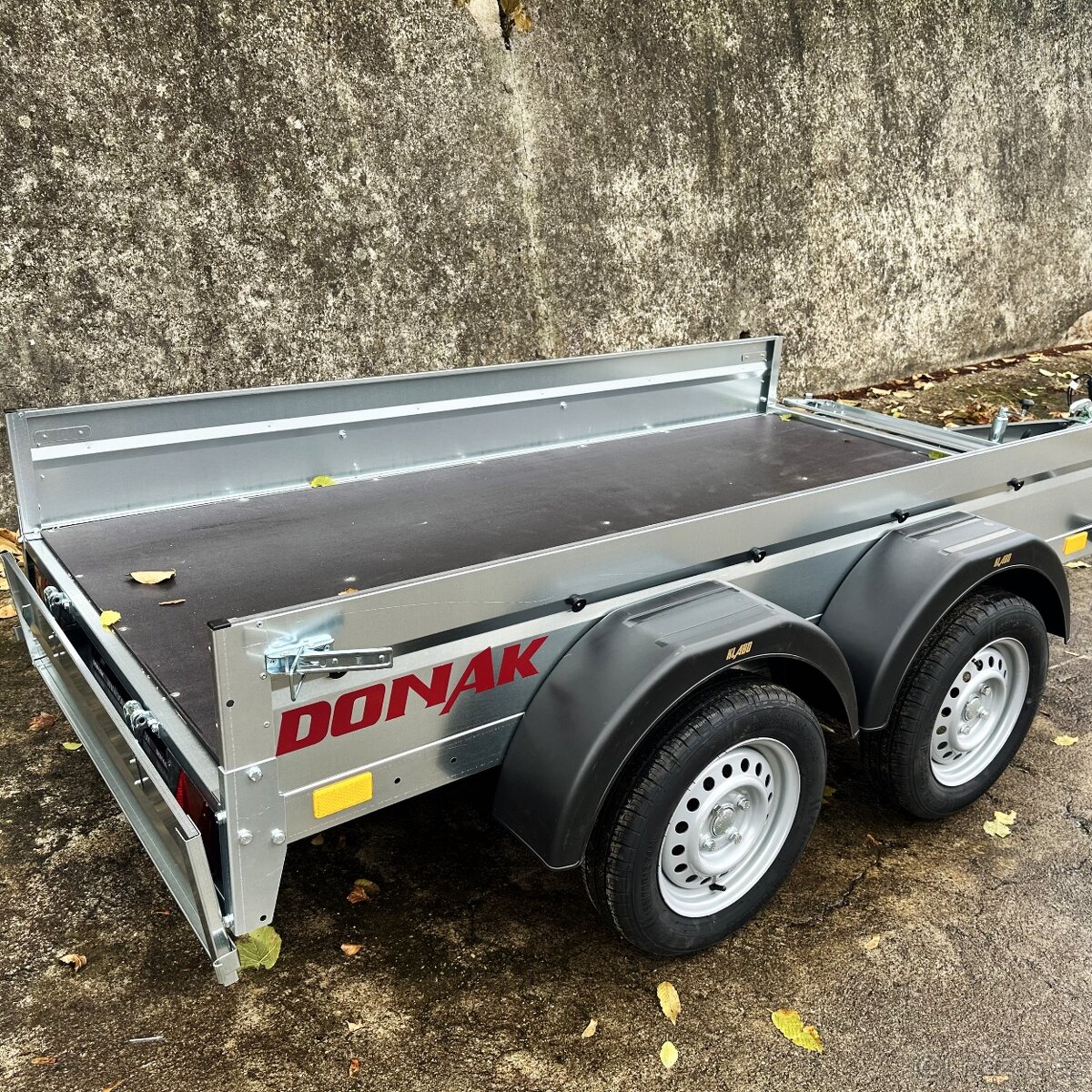 Dvouosý přívěsný vozík sklopný řidičák B, 2x náprava 750kg - 13