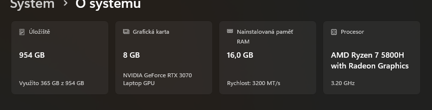 Herní notebook Lenovo Legion 5 17ACH6H 17" - 13