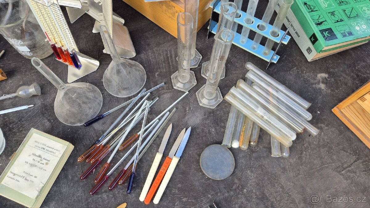 Obrovská Retro školní chemická souprava - 13