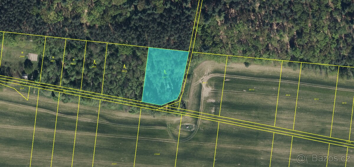 Prodám pozemky v k.ú. Břehy - 13