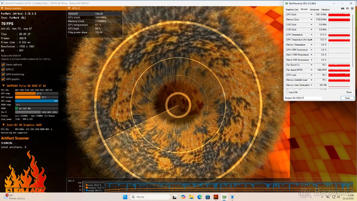 i7-4790,16GB,RX 5500XT 8GB,240GB SSD,1TB HDD,WIN11,400W - 13