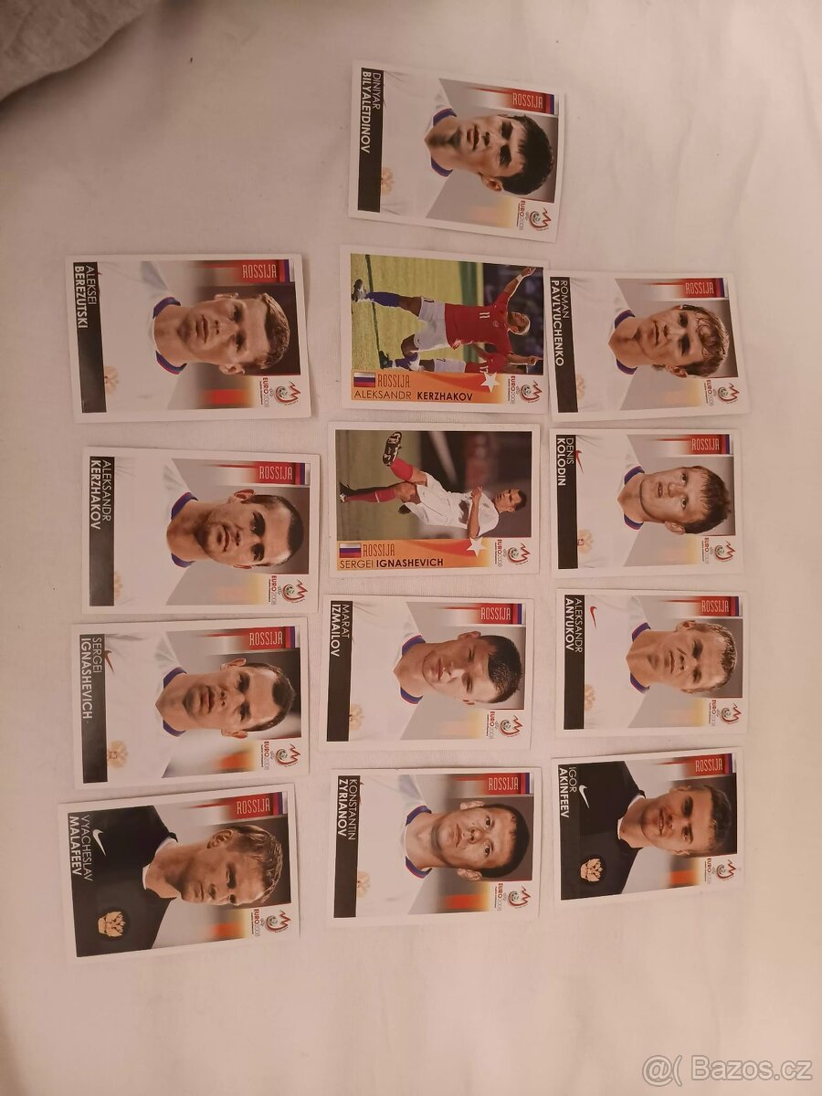 Sběratelské kartičky UEFA 2008 - 13