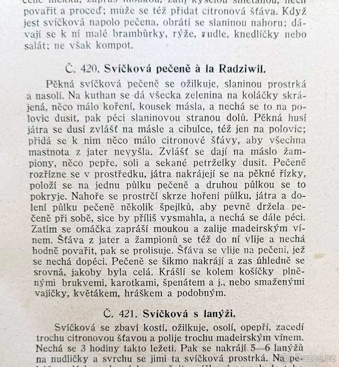 Kuchařská kniha z roku 1914, dobová vazba, zlacený popis - 13