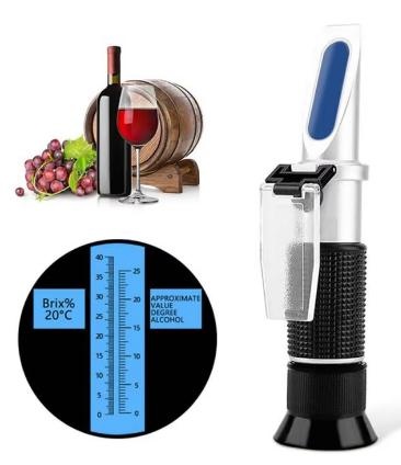 Refraktometr alkohol, cukry,med, auto ap.,nový - 13