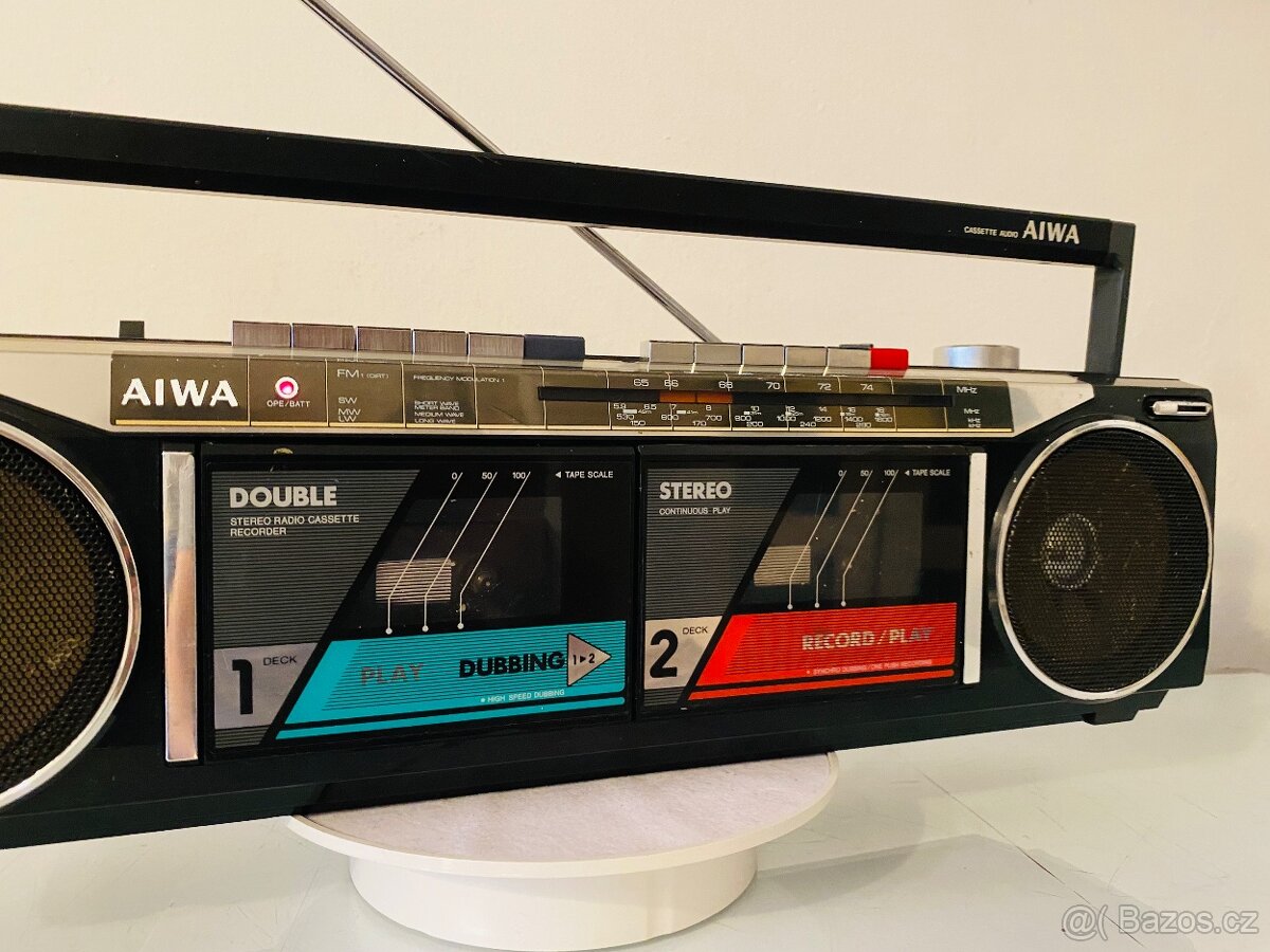 Radiomagnetofon Aiwa CS-W220, rok 1986 - 13