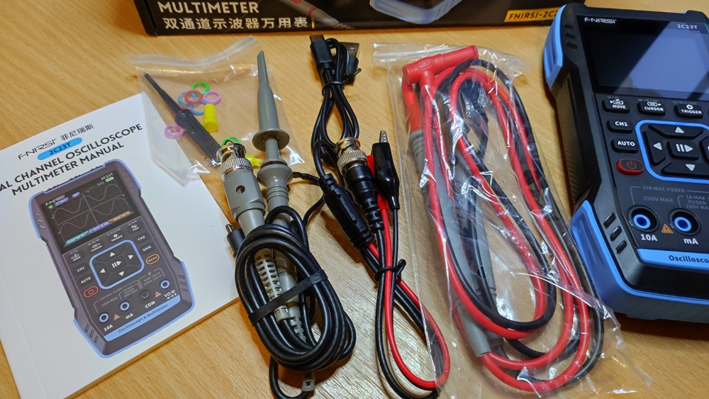 Osciloskop/multimetr/generátor FNIRSI 2C23T NOVÝ - 13