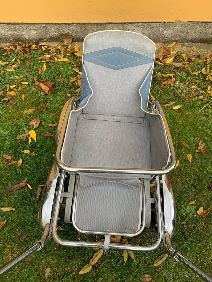 Retro kočárek pro miminko Frankonia - 13