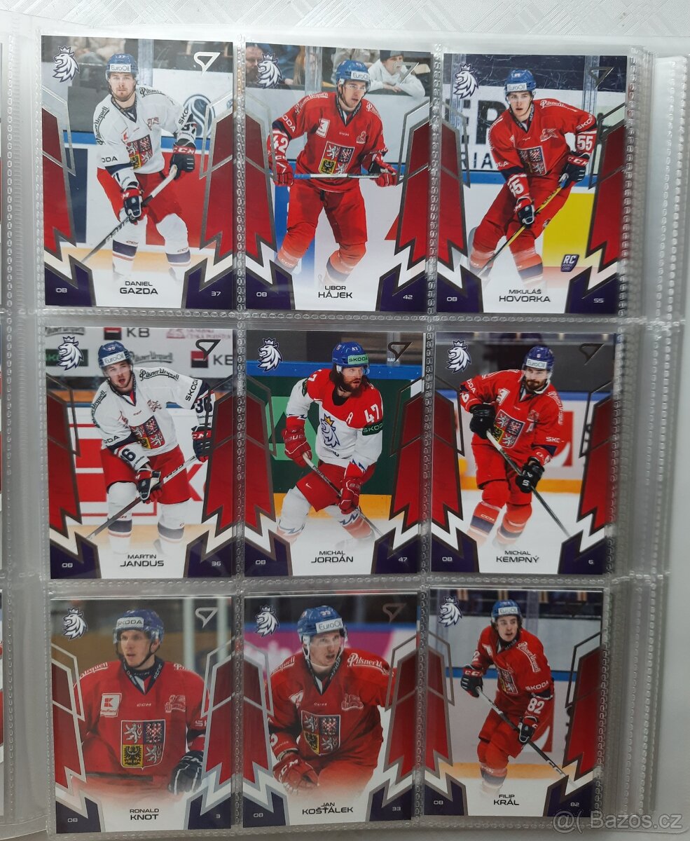 Kompletní základní sada 63 karet Hokejové Česko 2024 - 13
