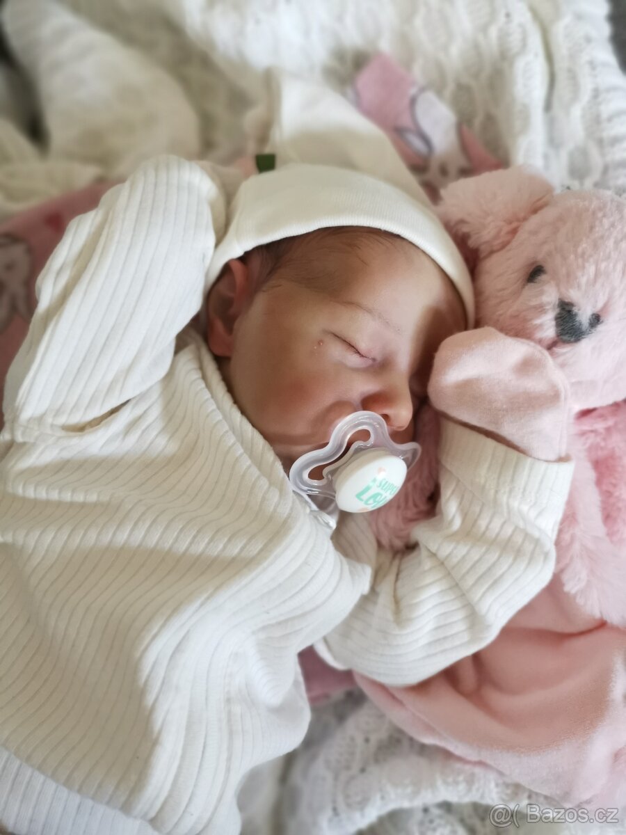 Krásná reborn holčička z kitu Levi - 13