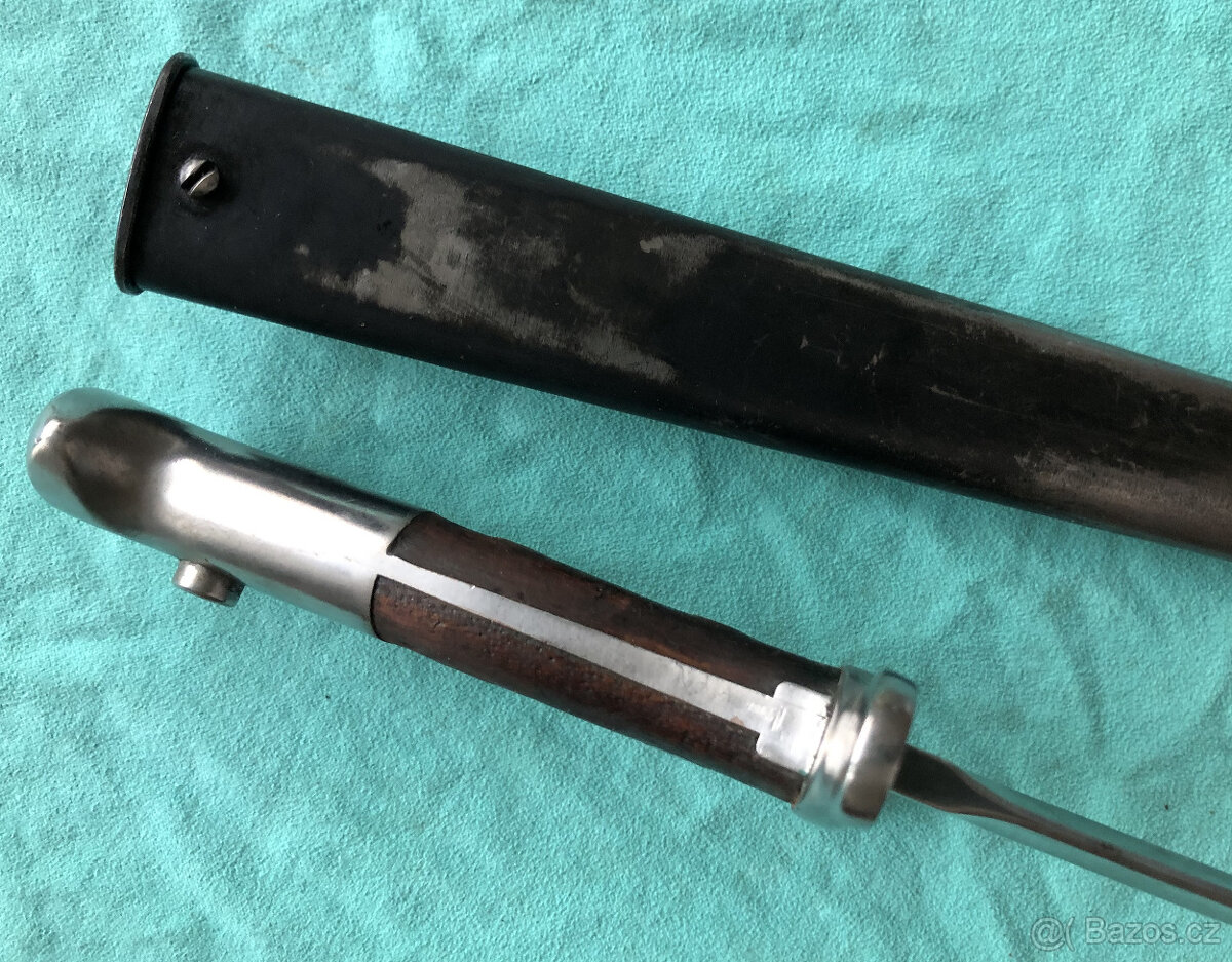 Švýcarský nožový bodák M1918 na pušku Schmidt-Rubin - 13