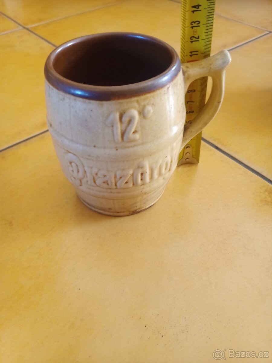 Prodám pivní skleničky keramika atd. viz foto - 13