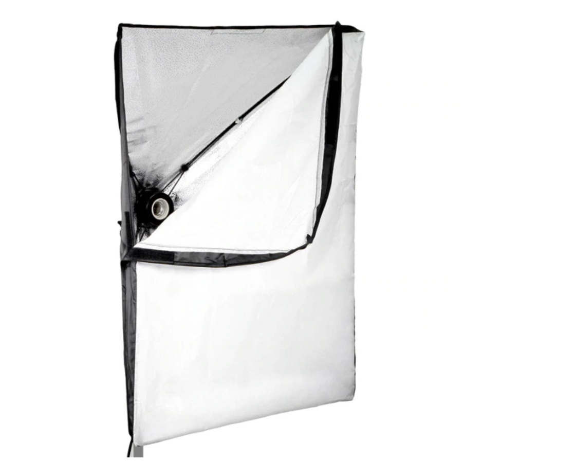 Fotopozadí (3- bílé, černé, zelené) + 2x softbox 90W - 13