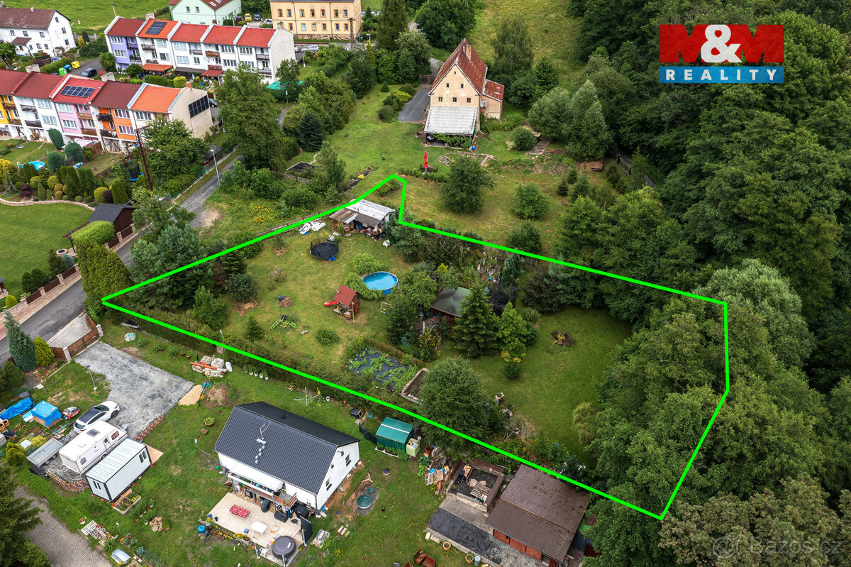 Prodej pozemku k bydlení, 1 937 m², Děčín, ul. Janáčkova - 13