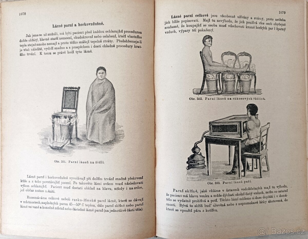 Staré lékařské knihy "Přírodní léčba a domácí lékař", 1923 - 13